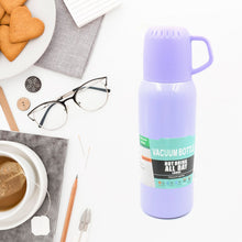 Vacuum Flask Set – Stainless Steel Thermos with 3 Cups, Approx 500ml - Goyaldeal.com