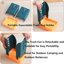 Expandable Trash Can (1 Pc): Plastic, Large Capacity, Kitchen & Bathroom - Goyaldeal.com