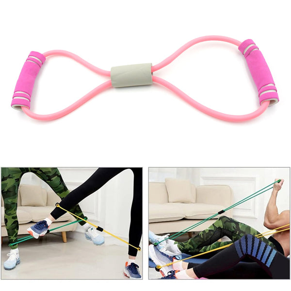 Sport Resistance Loop Band Yoga Bands Rubber Exercise Fitness Training Gym Strength Resistance Band, Exercise Equipment, Bands for Working Out (1 Pc) - Goyaldeal.com