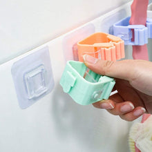 Broom Holder Wall Mounted, Mop and Broom Holder Broom Organizer Grip Clips, No Drilling, Wall Mounted Storage Rack Storage & Organization for Kitchen, Bathroom, Garden (1 Pc) - Goyaldeal.com