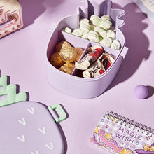 Kids Lunch Box Cute Pineapple Shaped Bento Box with Fork Spoon Snack Container Microwave Portable Office Lunch Box (1 Pc / With Spoon, Fork & Color Box) - Goyaldeal.com