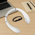 Portable USB Rechargeable Neck Fan – Wearable, 3 Speeds, Headphone Design - Goyaldeal.com