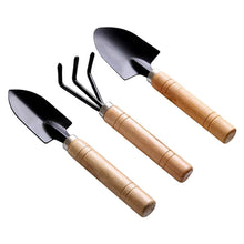Small sized Hand Cultivator, Small Trowel, Garden Fork (Set of 3) - Goyaldeal.com