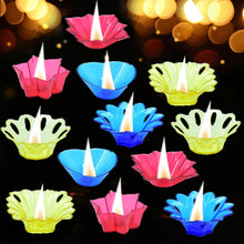 Candle Cup with Multi Shape  (Multicolor) (12 Pcs Set) - Goyaldeal.com
