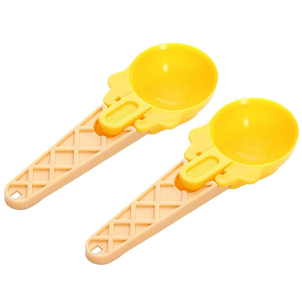 2-Piece Plastic Ice Cream & Watermelon Scooper with Trigger Dipper - Goyaldeal.com