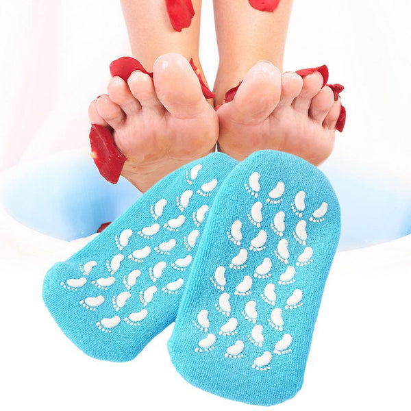 Socks Soft Socks for Repairing and Softening Dry Cracked Feet Skins Comfortable Socks (No Box Packing / Without Gel Socks) - Goyaldeal.com