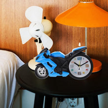 Retro Motorcycle Alarm Clock – Novelty Bike Engine Style Desk Clock - Goyaldeal.com