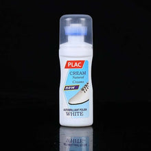 White Shoe Brightener with Removal of Dirt and Whitening Function White Shoes Cleaner with Brush Head for Dirty Shoe Polish Natural Waxes (75 ML) - Goyaldeal.com