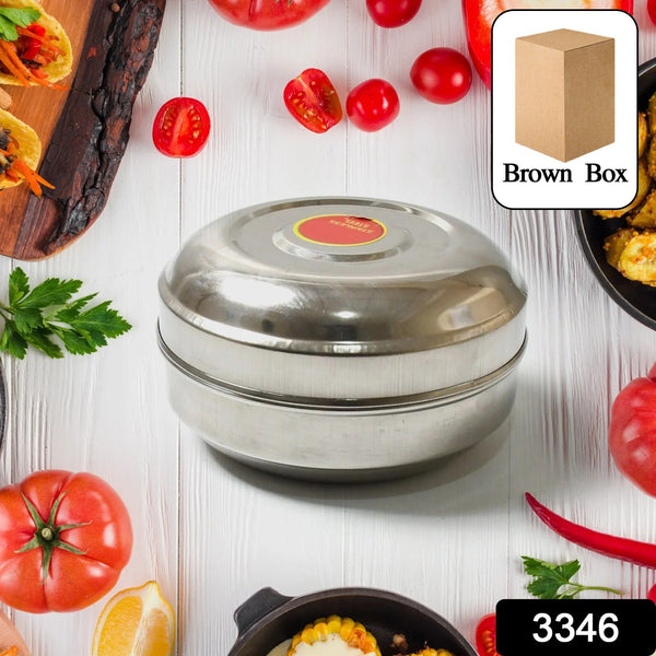 Multi-Purpose Stainless Steel Round Shape Tiffin Box - Goyaldeal.com