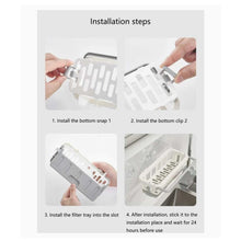 Multipurpose Platic Hanging Drain Rack Retractable Sponge Storage Hanging Rack With Adhesive Hook for Kitchen and Bathroom Dishcloth Holders Basket Drying Tray Organizer - Goyaldeal.com