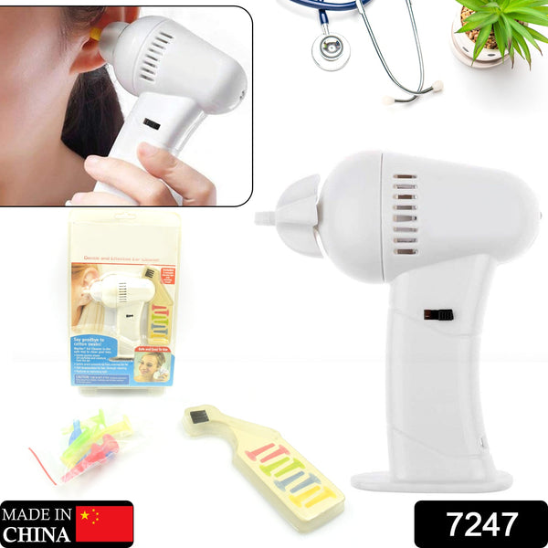 Vacuum Ear Cleaning System Clean Ears Care Removel Tool Earpick Cleaner Vacuum Removal Kit Safe Gentle Hygienic with 8 Silicon Cleaner Clips and Cleaning Brush - Goyaldeal.com