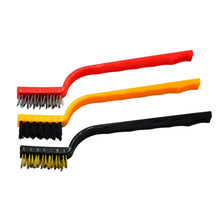 3-Piece Mini Wire Brush Set: Tackle Tough Cleaning Jobs (Multi-Material) - Goyaldeal.com