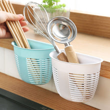 Hanging Plastic Storage Basket, Adhesive Wall Mounted Organizer Box Make Up Holder Shelf Bathroom Wall Basket Punch Free Drain Basket for Kitchen Bathroom, Wall Type Storage Basket (1 Pc) - Goyaldeal.com