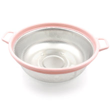 Stainless Steel Colander with Handle - Large Metal Mesh Basket Strainer (1 pc) - Goyaldeal.com