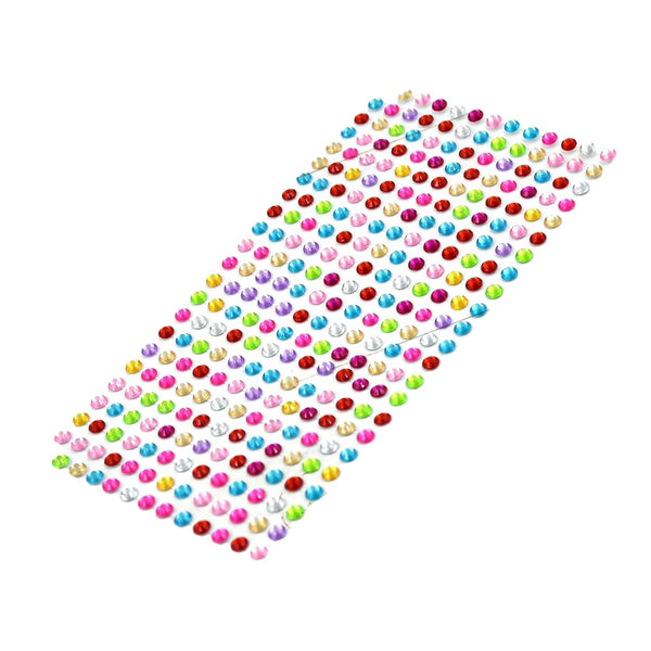 Self Adhesive Multi Size Shaped Shining Stones Crystals Stickers For Art & Craft, Mobile Phone Decoration, Jewelery Making, School Projects, Creative Work - Goyaldeal.com