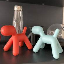 Plastic Cute Animal Puppy Chair,Creative Dog Low Footstool,Cartoon Foot Rest Stool for Bedroom Living Room Entrance Gift (1 Pc) - Goyaldeal.com