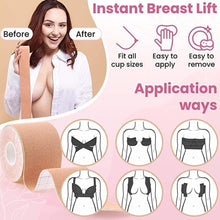 Boob Tape with Nipple Covers: Cotton, Breathable, Lift & Support (5m, 10 Pairs) - Goyaldeal.com