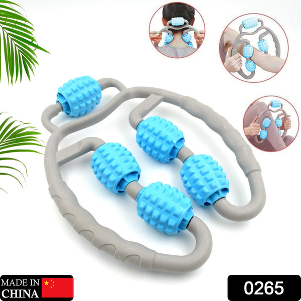 Muscle Massage Roller for Leg Soreness & Relaxation (5 Wheels, 1 Pc) - Goyaldeal.com