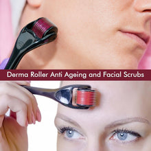 Derma Roller Anti Ageing and Facial Scrubs & Polishes Scar Removal Hair Regrowth (0.75mm) - Goyaldeal.com