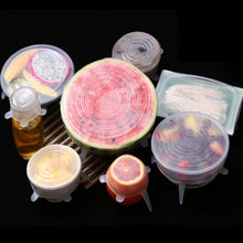 Silicone Stretch Lids, Microwave & Freezer Safe Food Covers (6 Pcs Set /95 Gm ) - Goyaldeal.com