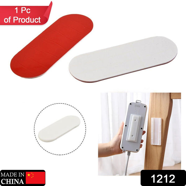 Self Adhesive No Hole Wall Mount, Reusable, Non Residue Plug Organizer  For Home Office & Multiuse Device, Wall Socket Holder Power Strip Holder Wall Mount Wall Hanging - Goyaldeal.com