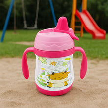 Vacuum Stainless Steel Water Bottle With Carry Handle & Straw Fridge Water Bottle Double Wall, Leak Proof, Rust Proof, Cold & Hot | Leak Proof | Office Bottle | Gym | Home | Kitchen | Hiking | Trekking | Travel Bottle (280 ML) - Goyaldeal.com