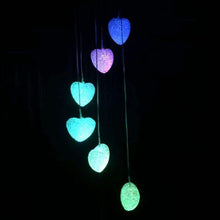 Solar Powered Wind Chimes with Lights: Outdoor Garden Decor (6 LED) - Goyaldeal.com