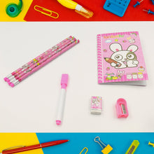 Kids' Stationery Kit: Wooden Pencils, Sharpener, Eraser, Diary (8 Pc Set) - Goyaldeal.com