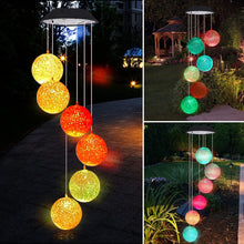Solar Crystal Ball , Color Changing Solar Powered LED Hanging Light Mobile for Patio Yard Garden Home Outdoor Night Decor, Gifts - Goyaldeal.com