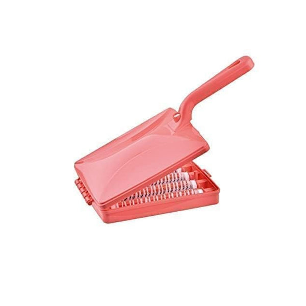 Plastic Handheld Carpet Roller Brush Cleaning with Dust Crumb Collector, Wet, and Dry Brush - Goyaldeal.com