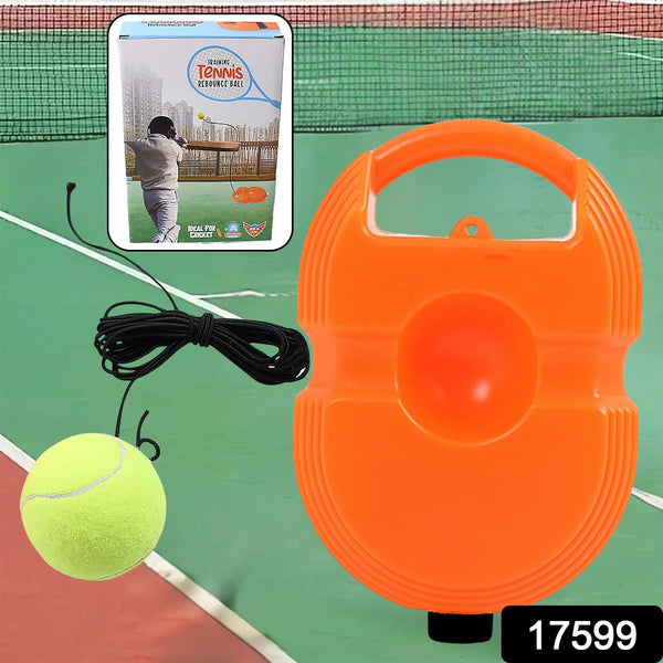 Tennis Trainer Rebound Ball with String, Convenient Tennis Training Gear, Tennis Practice Device Base for Kids Adults - Goyaldeal.com
