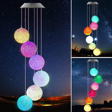 Solar Crystal Ball , Color Changing Solar Powered LED Hanging Light Mobile for Patio Yard Garden Home Outdoor Night Decor, Gifts - Goyaldeal.com