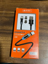Magnetic Charging Cable 3 in 1 Metal Magnetic Micro USB Type C Lighting Cable with LED, Multiple Charging Adapters for All Android and all Smartphones  (Compatible with All Android and iPhone Smartphones, Tablet, PC, Mobile - Goyaldeal.com