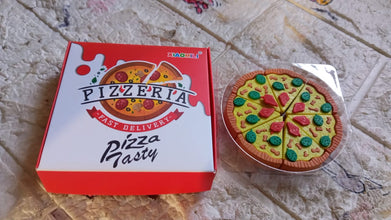 3D Pizza Slices Eraser Set – Fancy & Colorful Stationery for Kids & Gifts (7 slice) - Goyaldeal.com
