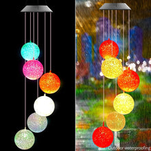 Solar Crystal Ball , Color Changing Solar Powered LED Hanging Light Mobile for Patio Yard Garden Home Outdoor Night Decor, Gifts - Goyaldeal.com