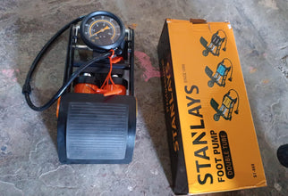 Portable High Pressure Foot Air Pump Compressor for Car and Bike - Goyaldeal.com