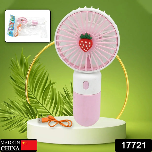Portable Small Electric Fan Handheld, Rechargeable Mini Student Handheld Dormitory Class Personal Fan - Goyaldeal.com