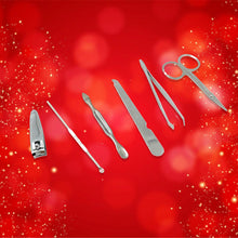 6-in-1 Nail Care Kit: Clippers, Trimmers, Mirror & Travel Case - Goyaldeal.com