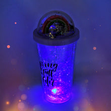 Sipper Bottle with Straw, LED Glow Light  for Kids/Tumbler with Straw/Vacuum Flask/Sipper Plastic Tumbler/Sipper Bottle with Straw (Pack of 1) - Goyaldeal.com