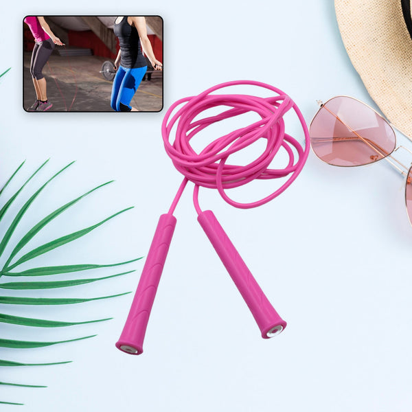 3m Plastic Adjustable Jump Rope: High-Speed Skipping, Crossfit, Fitness - Goyaldeal.com