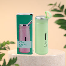 outdoor sport water bottle 400ml leak proof BPA-free for travel cold and hot water glass water bottle with daily water intake for gym and children (MOQ :-50 pc) - Goyaldeal.com