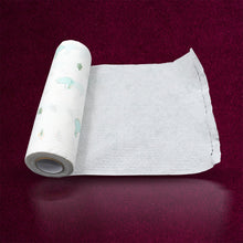 Non Woven Reusable and Washable Kitchen Printed Tissue Roll Non-stick Oil Absorbing Paper Roll Kitchen Special Paper Towel Wipe Paper Dish Cloth Cleaning Cloth 45 sheets - Goyaldeal.com