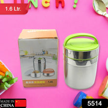 LEAK-PROOF THERMOS FLASK FOR HOT FOOD, WARM SOUP CUP, VACUUM INSULATED LUNCH BOX, FOOD BOX FOR THERMAL CONTAINER FOR FOOD STAINLESS STEEL (1.6 L) - Goyaldeal.com