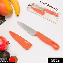 Stainless Steel Knife For Kitchen Use, Knife Set, Knife & Non-Slip Handle With Blade Cover Knife, Fruit, Vegetable,Knife Set (1 Pc) - Goyaldeal.com