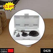 Wood Hole Saw Cutting Set (11 pcs, 19-64mm, Multicolour) - Goyaldeal.com