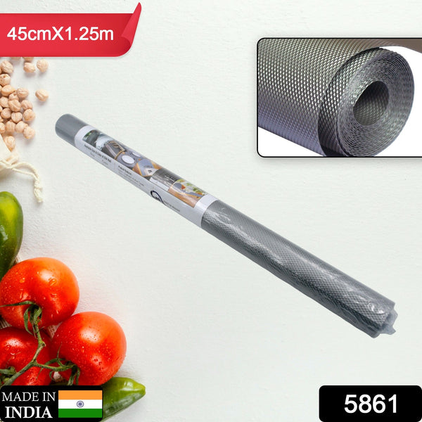 Multipurpose Anti-Slip Bathroom Kitchen Cabinet Drawer Shelf Mat Liner Sheets Roll, Fridge Mat, Table Mat Anti-Slip Super Strong Placement Mat for Fridge, Bathroom, Kitchen, Drawer, Shelf Liner (45cmx1.25m) - Goyaldeal.com