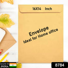 Brown Kraft Envelope for Invitations & Office Use (1 Pc, 16x14 Inch) - Goyaldeal.com