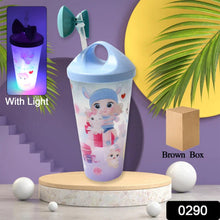 Unicorn Water Bottle with Straw & Lid for Kids (With Light) - Goyaldeal.com