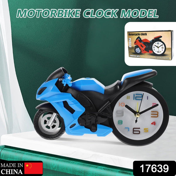 Retro Motorcycle Alarm Clock – Novelty Bike Engine Style Desk Clock - Goyaldeal.com