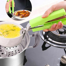 Stainless Steel Home Kitchen Anti-Scald Plate Take Bowl Dish Pot Holder - Goyaldeal.com